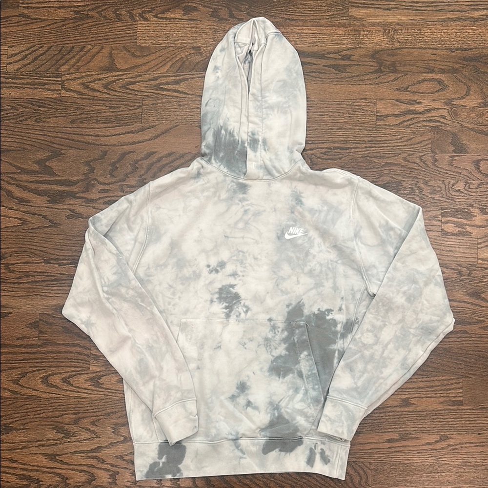 Nike Gray Tie-Dye Hoodie